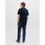 JJ Rebel by Jack & Jones polo majica Reeze sa rajsferšlusom za muškarce, teget, S