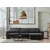 Atelier del Sofa Lily Corner Right Ugaona garnitura, Siva
