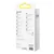 1 to 3 Baseus Dynamic Usb To Lightning Kabel, 2,4 A, 2 M (Vijoličen)