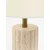 Opviq Stona lampa Astra, Krem