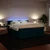 Vidaxl Box spring postelja z vzmetnico modra 180x200 cm žamet