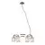 ITALUX PND-40814-6-HBR - Luster na sajli SIMONA 6xE14/40W/230V zlatni