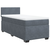 vidaXL Box spring postelja z vzmetnico temno siv 90x190 cm žamet