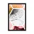 Plakat gerbera v šestkotniku - 30x45 white