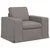 Set sofe 2 pcs Sivo-smeđa 182 x 80 x 82 cm tkanina