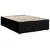 Vidaxl Box spring postelja z vzmetnico črna 140x200 cm blago