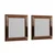 Hanah Home Set od 2 ogledala, bronza