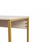 HANAH HOME Radni sto Twin Study Desk Travertine Gold