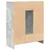 Komoda s ladicama i vratima beton siva 73x31x90 cm