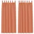 Zavjese za blackout s prstenovima 2 kom. Terakota 245 x 140 cm