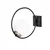 Opviq Zidna lampa E27 Max 40W, Crno-Bela