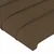 Vidaxl Posteljni okvir brez vzmetnice temno rjav 80x200 cm blago