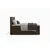 MID.YOU BOXSPRING POSTELJA 90 cm x 200 cm , tekstil, leseni material rjava
