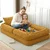 Atelier Del Sofa Exclusive 190 dečiji ležaj od sunđera 90 × 45 × 190 cm, senf žuta