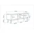 Hanah Home TV Komoda Vina, 170x53x45 cm, Braon
