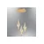 Opviq luster Hare 3439-3A-3, LED 28 W, žuti