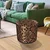shumee Dekorativni tabure, Bertoni, potisk Boa - okrogel tabure za dnevno sobo, predsobo, valj 40 cm, eleganten, z zadrgo, pralno