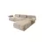 ATELIER DEL SOFA Ugaona garnitura Doblo 3 Seater with Pouffe ( L1 O1 1R Pouffe) Peach