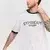 GymBeam Oversized Varsity T-Shirt White