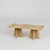 Hanah Home Klub sto Mushroom 2 120x40x60cm Hrast