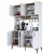Hanah Home Višenamenska komoda JE176-3291, 120 x40 x187.2 cm, Bela