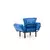 ATELIER DEL SOFA Fotelja Nitta Single Blue