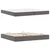 Okvir kreveta s madracem s madracem 2 pcs Siva PVC