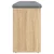 Klupa za cipele boja hrasta 102 x 32 x 50 cm konstruirano drvo