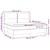 Vidaxl Box spring postelja z vzmetnico temno siva 200x200 cm blago