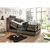 MID.YOU POSTELJA BOXSPRING 120 cm  x 200 cm , tekstil, leseni material rjava