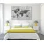 Slika na pluti siv zemljevid sveta na lesenem ozadju - 90x60 peg