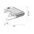LED solarno svetlo sa senzorom CLIPS LED/4W/1200 mAh 3,7V IP44 crna