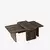 Hanah Home Set kafenih stočića, 105x35cm, Braon