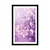 Plakat s paspartujem vijolični cvet španskega bezga - 20x30 no frame