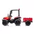 Traktor na akumulator s prikolico BLT-206 – rdeč