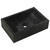 Umivaonik 45 x 30 x 12 cm mramorni visoki sjaj crni