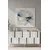 Hanah Home komoda Nota 150, 150 cm, hrast Sapphire / bela / srebrna