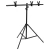 Stalak za pozadinu u obliku slova T crni 91 x 60 x (70-200) cm