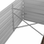 Den Visoka greda rjava 240x80x77 cm pocinkano jeklo