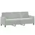 3-dijelni set sofa svjetlosivi baršunasti