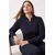 Trendyol Curve Ženska bluza Tbbaw26Af00005, Tamnoplava