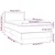 Vidaxl Box spring postelja z vzmetnico LED črna 90x200 cm blago