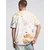 Desigual Majica kobalt modra/svetlo rumena/bela