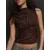 Bershka Top rjava