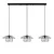 Opviq Luster Mantar-6500-S-2, 155x35x110cm, IP20, Crni