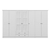 Hanah Home Garderober Kale-4785, 315x210x52 cm, Beli