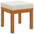 Vrtni stolci s jastucima 2 kom 40x40x42 cm od bagremovog drva