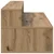 Studio radni stol Hrast artisan 152 x 42,5 x 36 cm