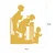 WALLXPERT XMASGOLD 018 Zidna dekoracija