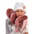 Llorens M740-26 oblačila za dojenčkovo punčko NEW BORN velikosti 40-42 cm in podloga